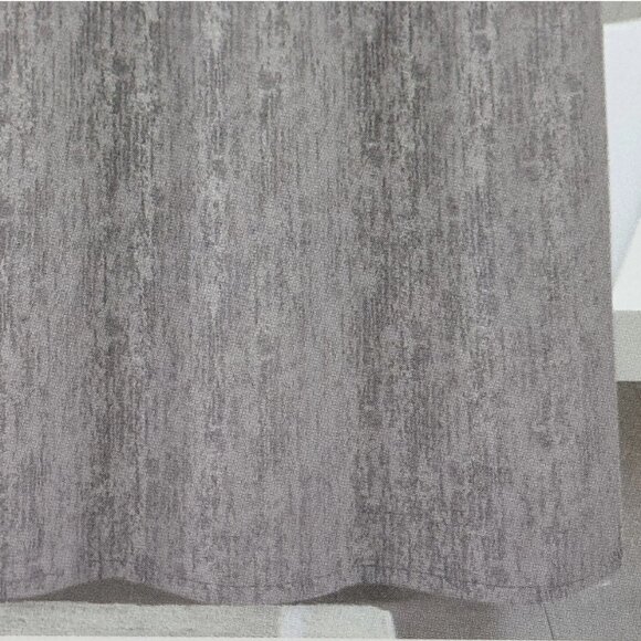 Rachel Zoe Luxury Gray Silver Chenille SHOWER CURTAIN Holidays Christmas Elegant - Picture 10 of 10